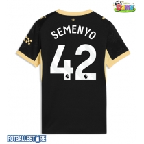 Manchester City Antoine Semenyo #42 Bortedrakt Dame 2026-27 Kortermet